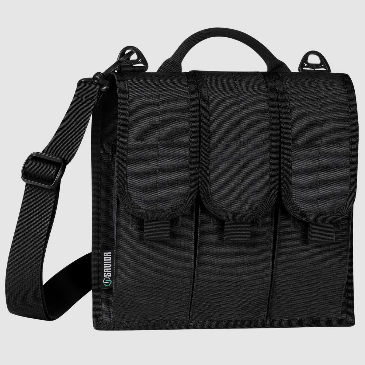 Savior – Pochette pour chargeurs de fusil – 6 emplacements – Noir – MP-RS-X6-ST-BK, image 1 sur 6