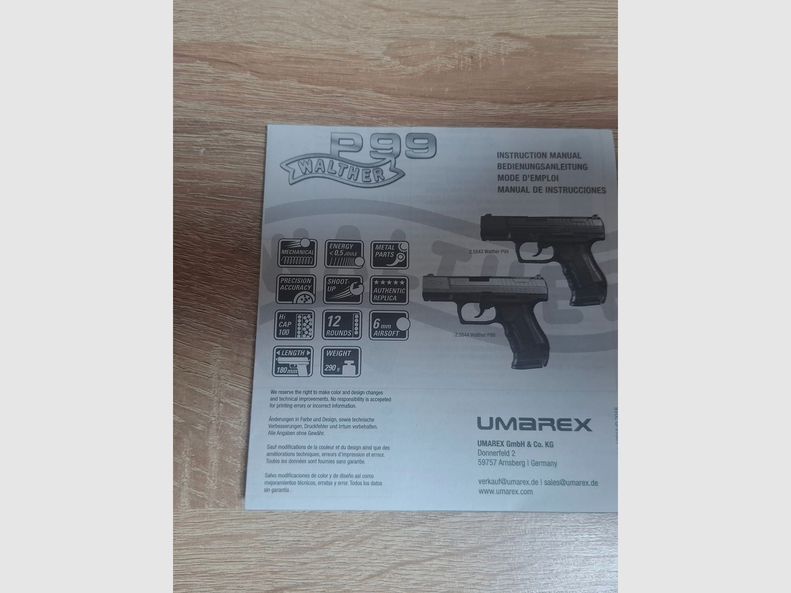 Walter P99 Airsoft