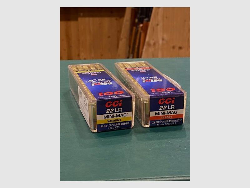 CCI Mini Mag .22 lfB 40grs, 100er Schachtel, Bild 2 von 2