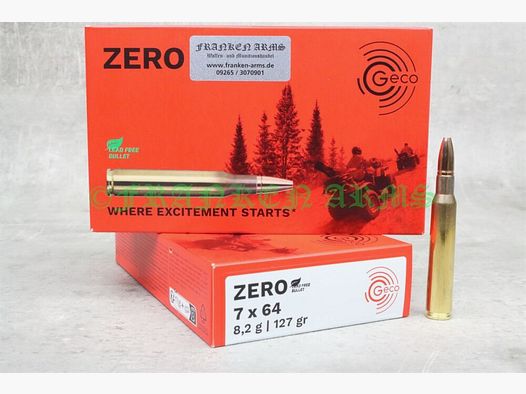 GECO Zero 7x64 127gr. 8,2g 20 sztuk ceny hurtowe