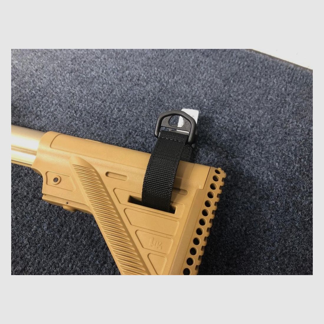 Set HK attacco a slitta Picatinny su entrambi i lati e cinghia per calciolo - NUOVO - Heckler & Koch Mr223 Mr308 G38 G95k