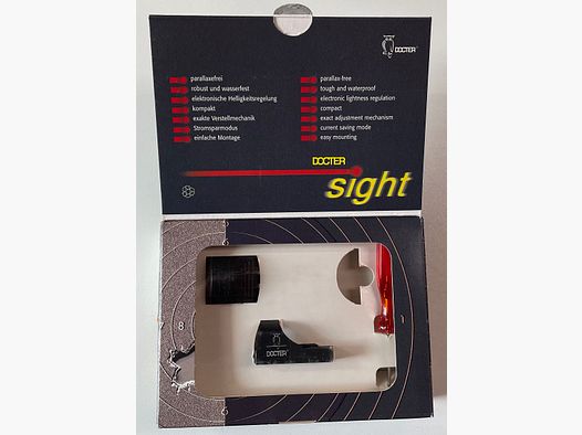 Docter sight Gebraucht mit Funktion Jagd und Sport mit Schraubendreher und Abdeckung V439