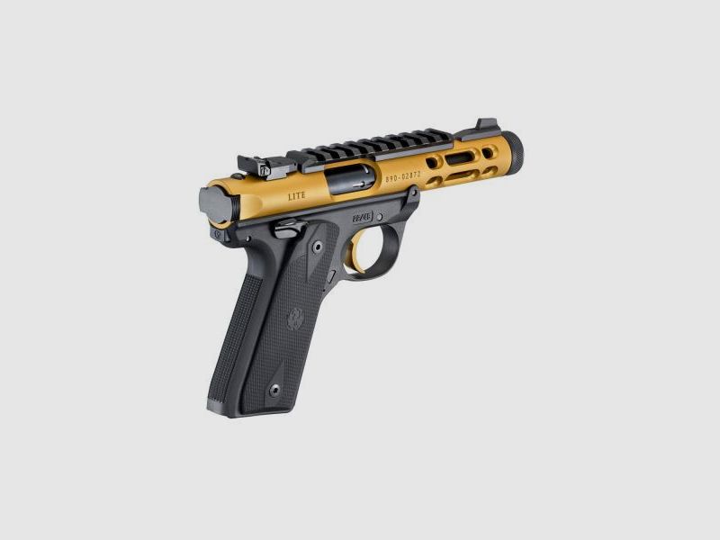 RUGER KK-Pistole Mod. Mark IV 22/45 Lite .22lr    Gold