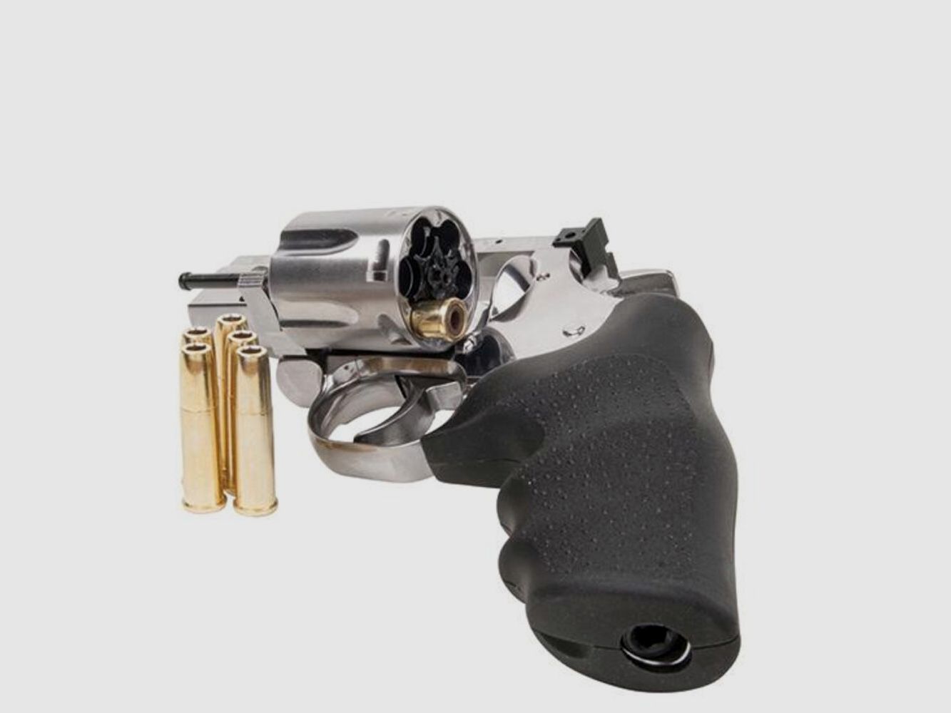 Dan Wesson DW 715 2,5 inch CO2 revolver 4,5mm diabolo zilver