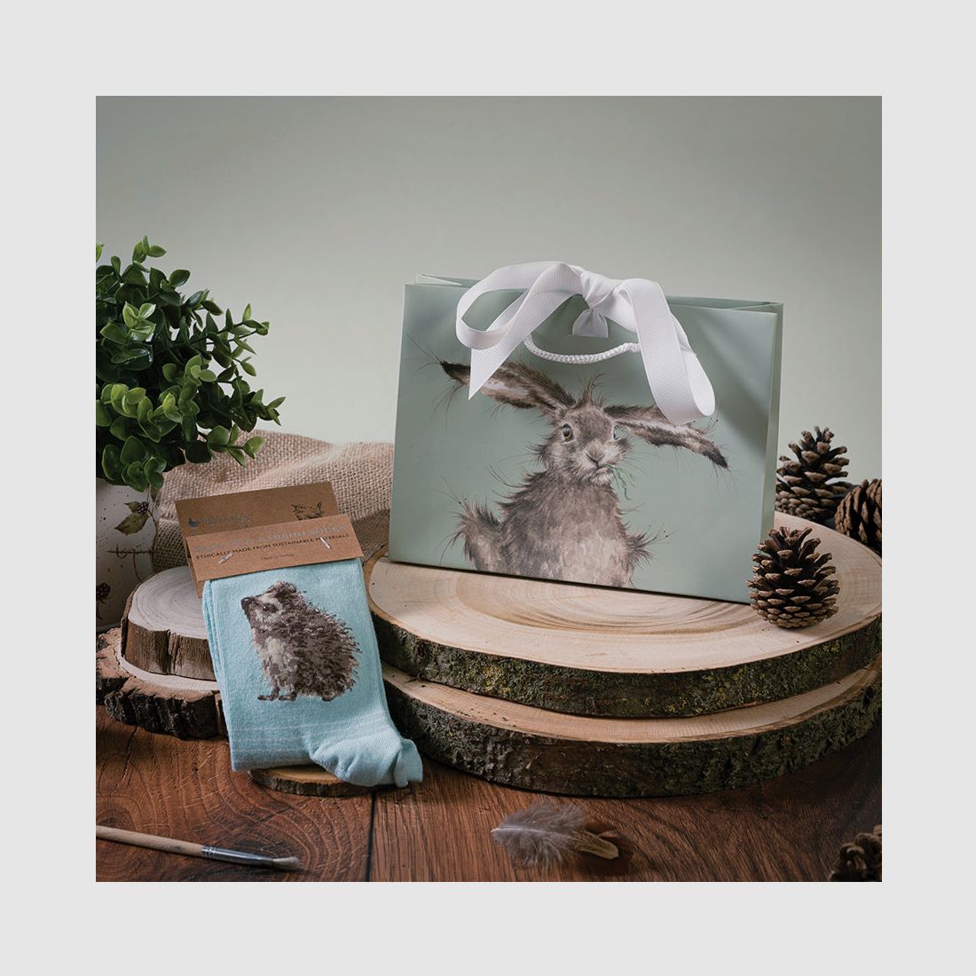 Wrendale Socken "Hedgehugs" mit Igel