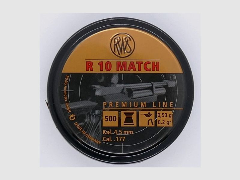 RWS R 10 0,53g 500er 4,51 mm Diabolo Munition