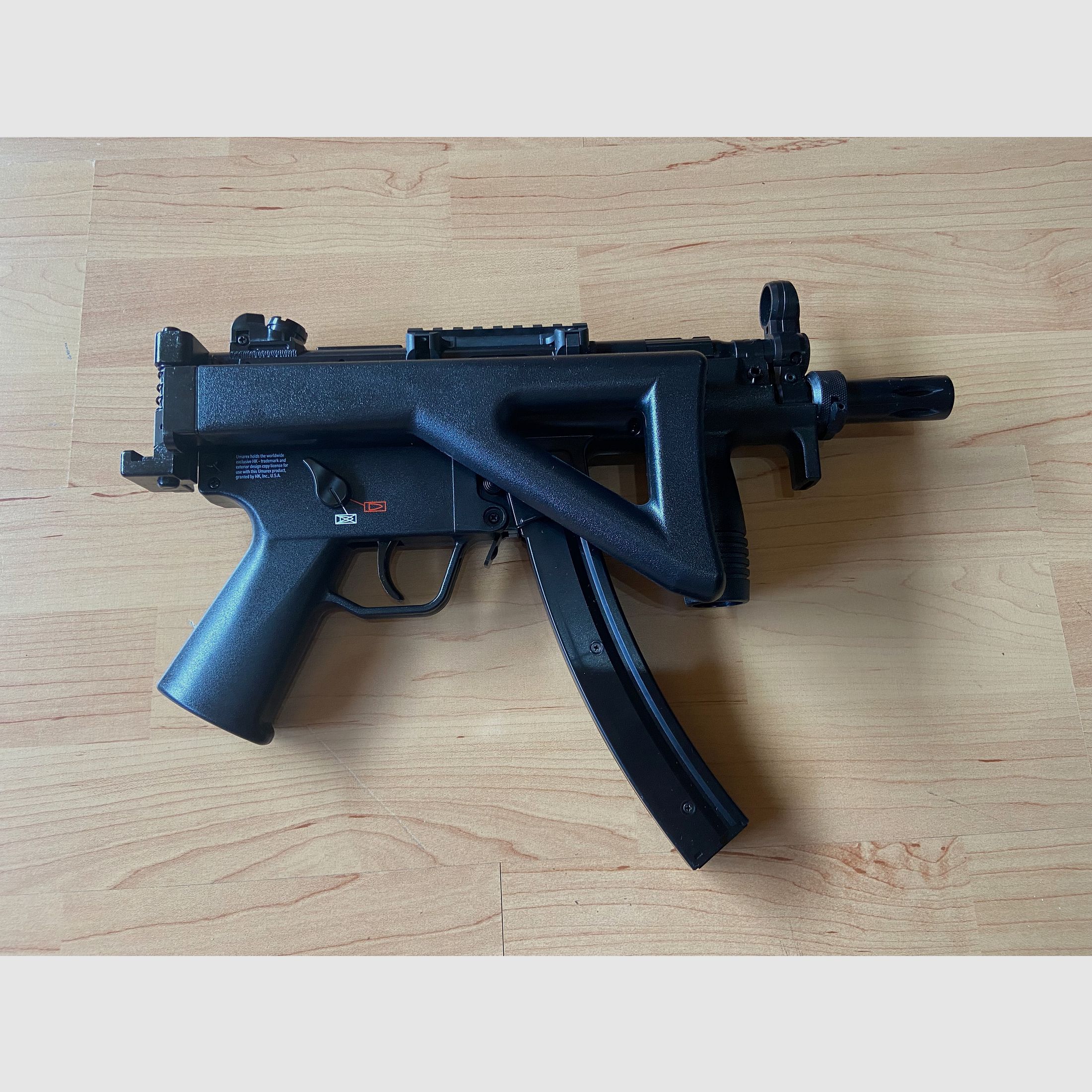HK USP CO2 Pistole NBB + MP5 K-PDW CO2 GBB 4,5 mm Gebraucht