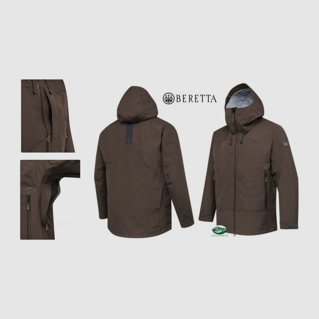 BERETTA Jacke Ascend 3L braun GU565