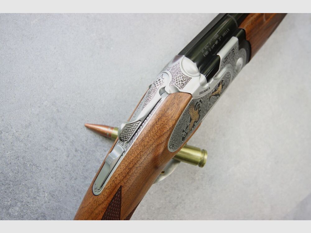 Double barrel shotgun 12/76 Brenner BF-20 LL 71 Premium Gold Double barrel shotgun 12/76 Brenner BF-20 LL 71 Premium Gold