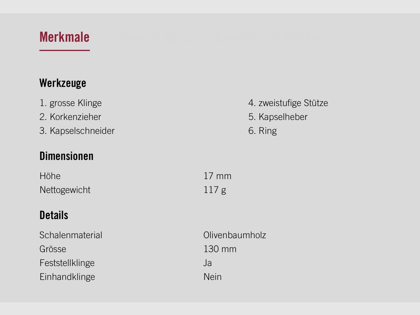 Victorinox Wine Master Nussbaum, Bild 2 von 2