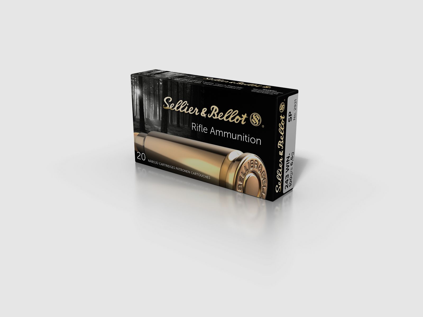 S&B ammunition .243 Win. SP 6.5 g, image 3 of 3