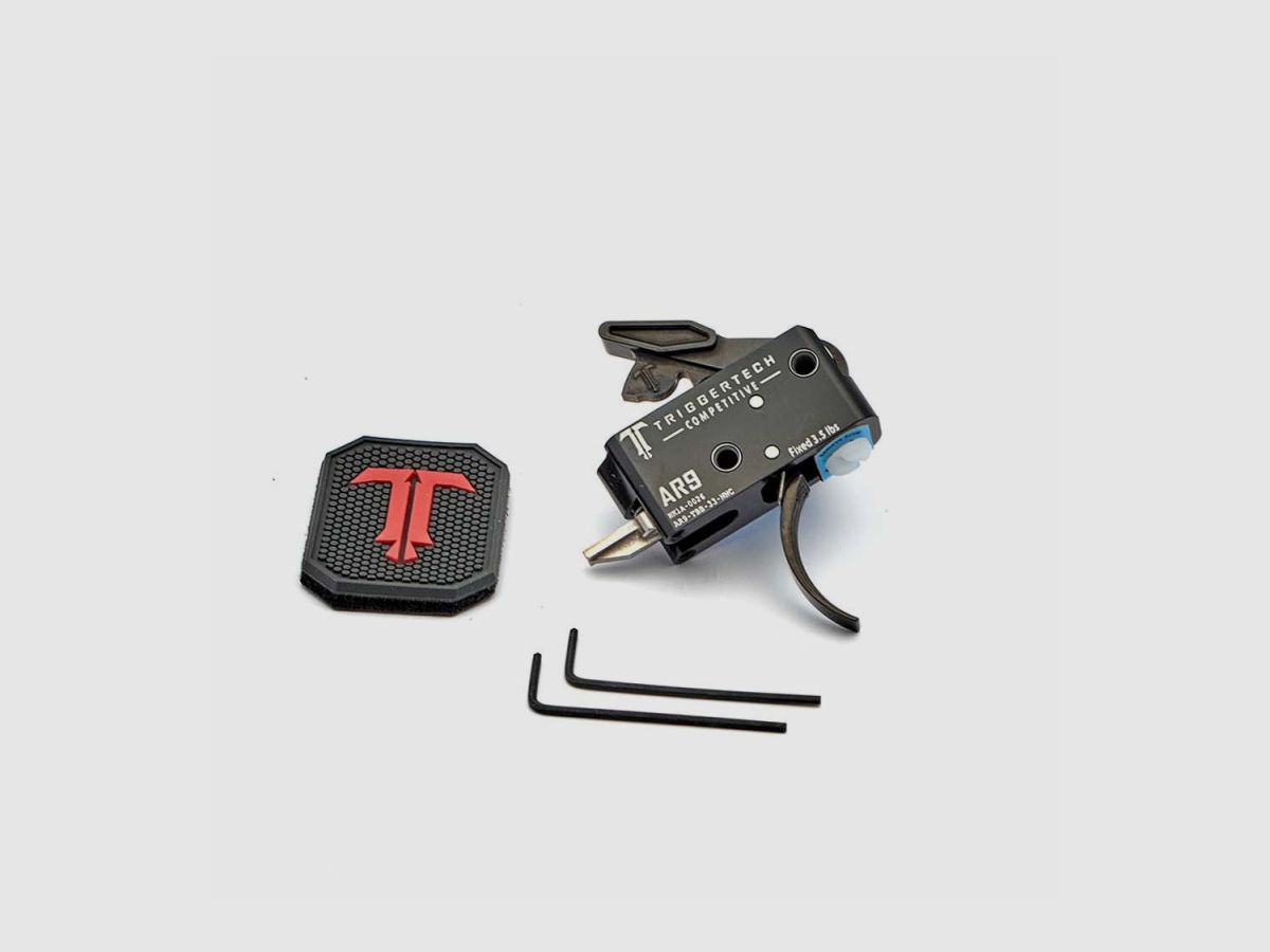 TriggerTech AR9 Konkurencyjny Zakrzywiony Czarny, zdjęcie 2 z 3