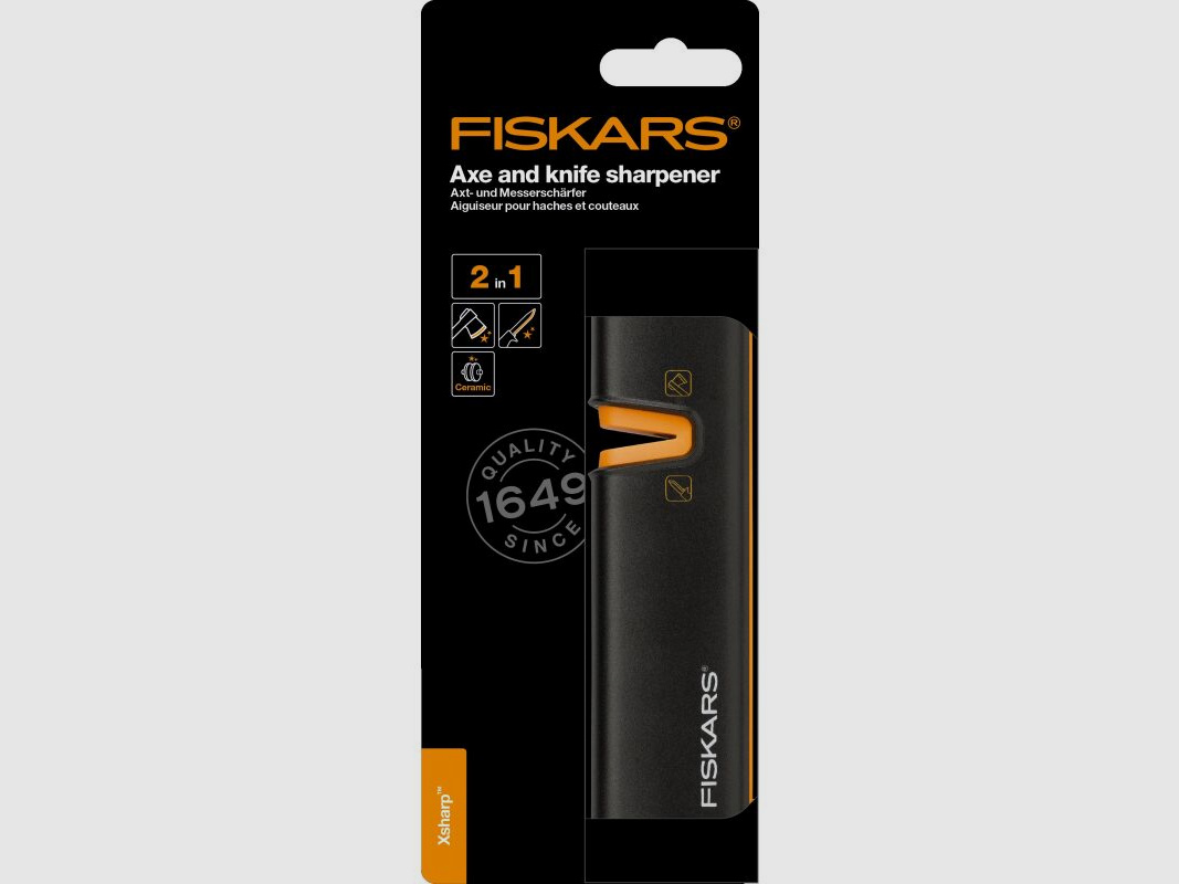 Fiskars Axt- und Messerschärfer Xsharp