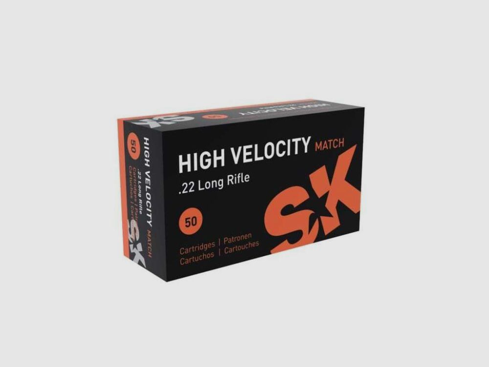 SK 40grs High Velocity Match 50ST .22lr