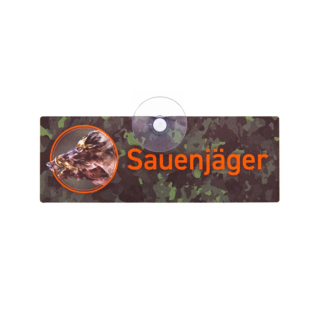 Wild Hilde Car Sign Boar Hunter