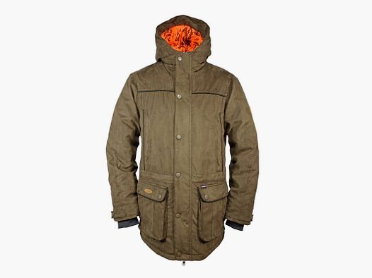 Hubertus Herren Wendejacke Janus Oliv/Orange