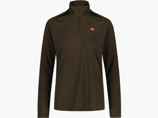 Alaska 1795 CoolDry Half-Zip Shirt Damskie Brązowe L