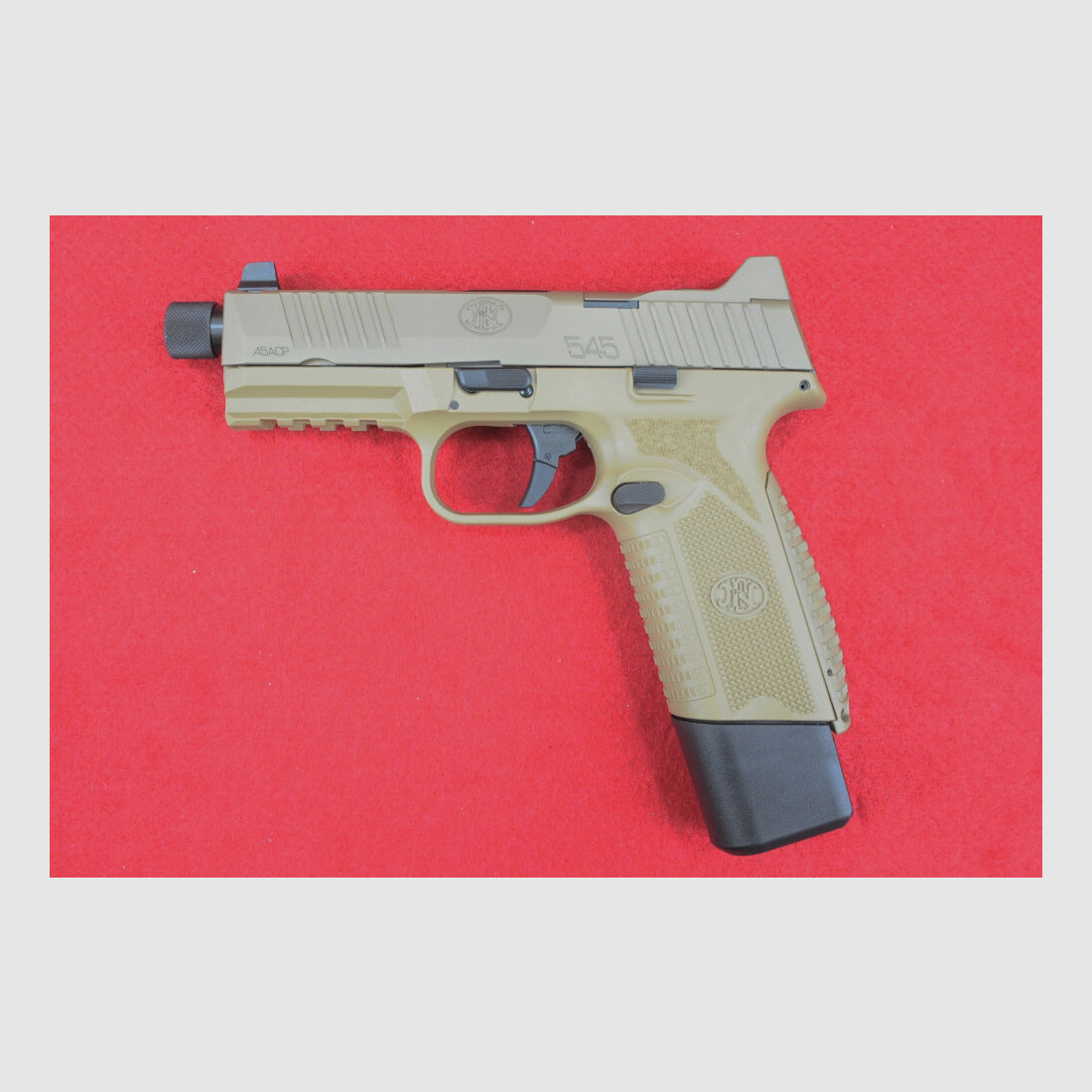 FN 545 Tactical FDE mit Mündungsgewinde .578"x28