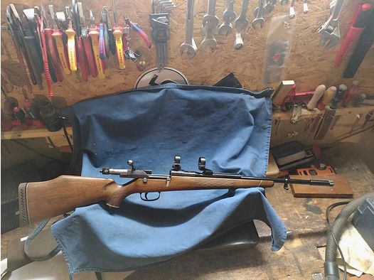 Mauser 66, 7x64, Flintenabzug und Gewinde