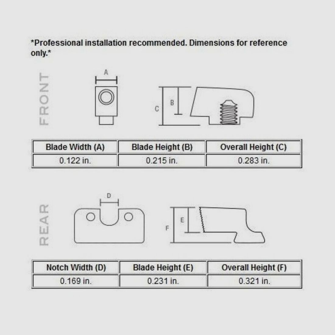 Trijicon N-Vision HD XR Orange Glock 17-39/45