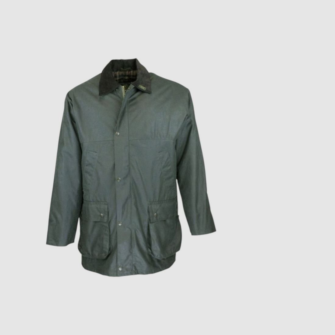 Wachjacke Oxford Blue Countryman gepolstert Grün