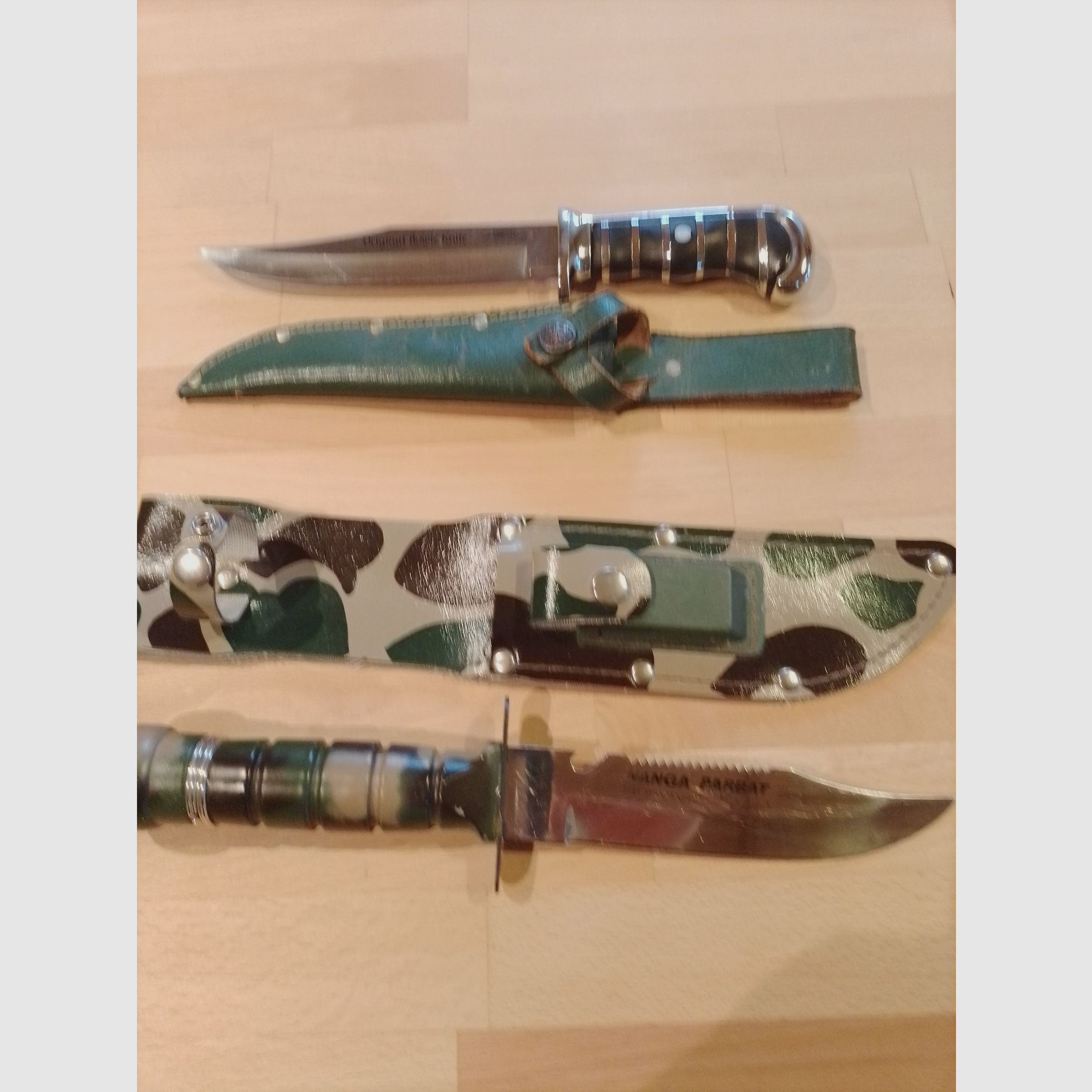 2 coltelli Nanga Parbat e coltello Bowie originale