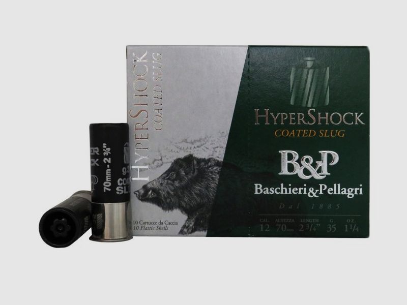 PATRONEN BASCHIERI & PELLEGRI HYPER SHOCK COATED SLUG Kal.12 PZ 10GR 35