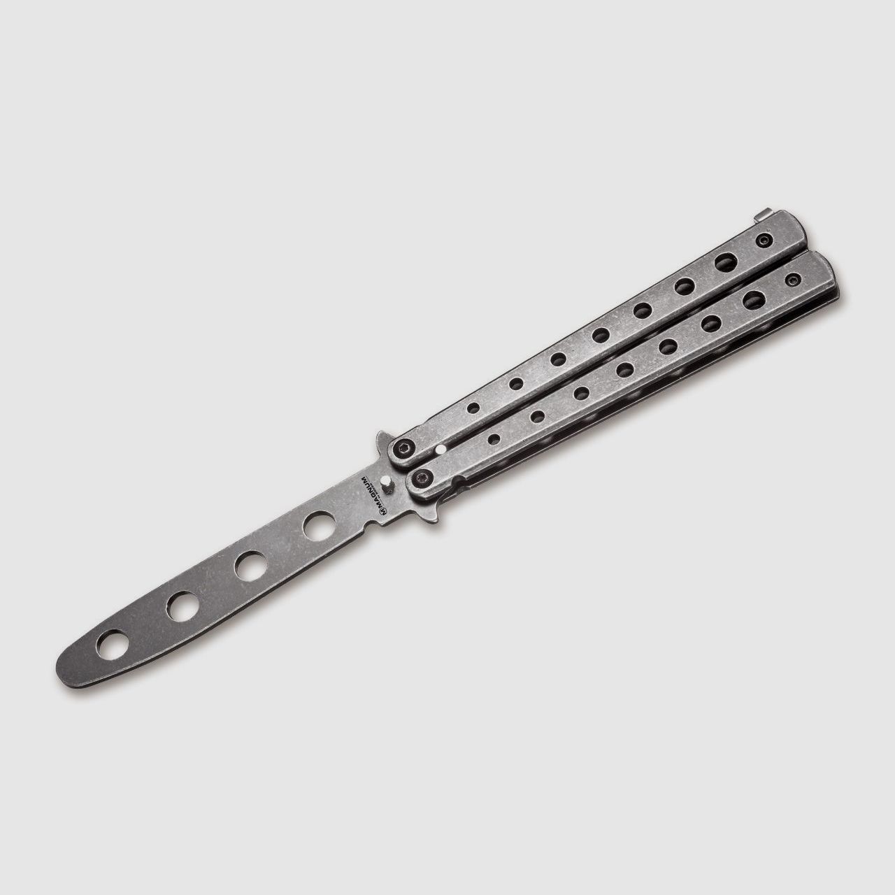 stumpfer legaler MAGNUM BALISONG TRAINER 2ND GEN. Butterfly