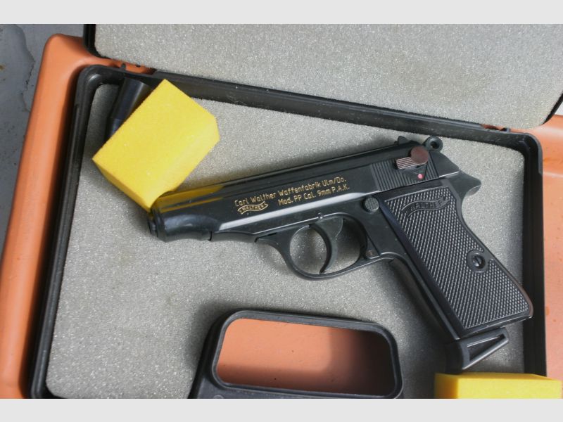 Schreckschusspistole Walther PP von Umarex im Koffer