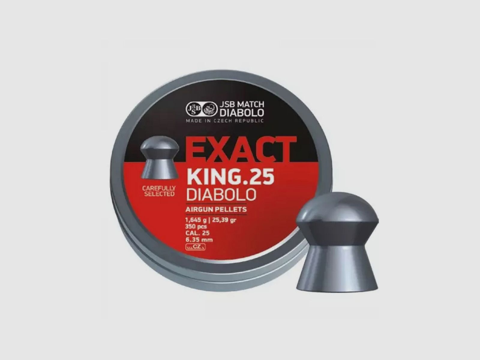 Pallini cal. 6,35 JSB Exact King 350 pz 1,645 g