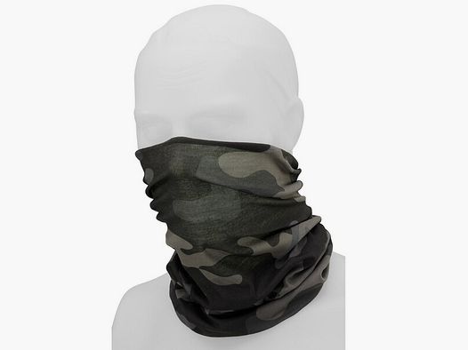 Multifunktionstuch (Schlauchschal / Balaclava) für Mund, Gesicht, Hals -Einheitsgröße- Dark Camo