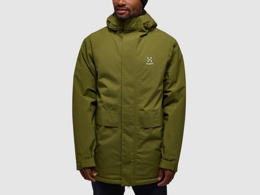 Haglöfs Salix Proof Mimic Parka Olive Green, billede 3 af 5