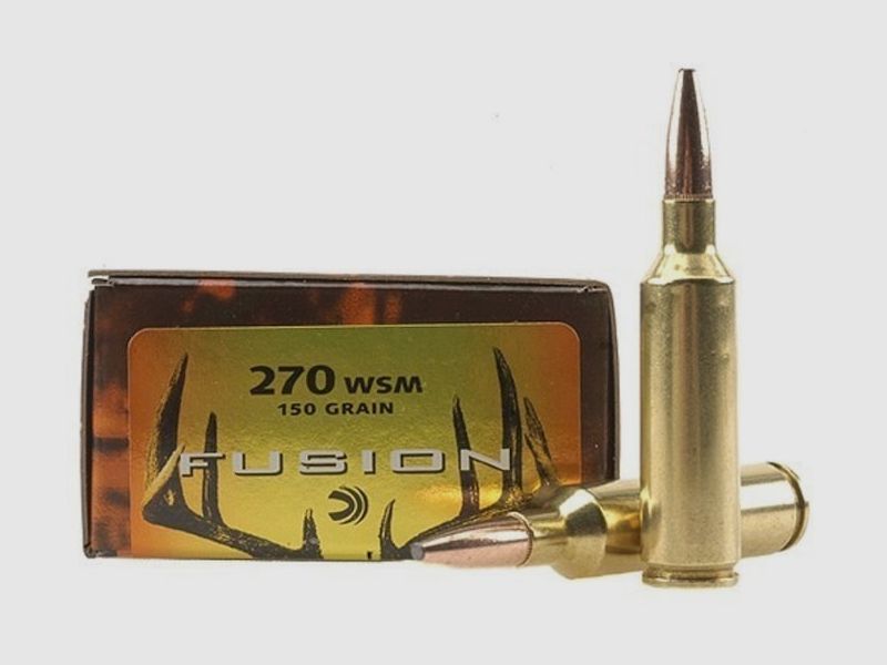 Federal Fusion .270 WSM 150GR SP 20 cartuchos