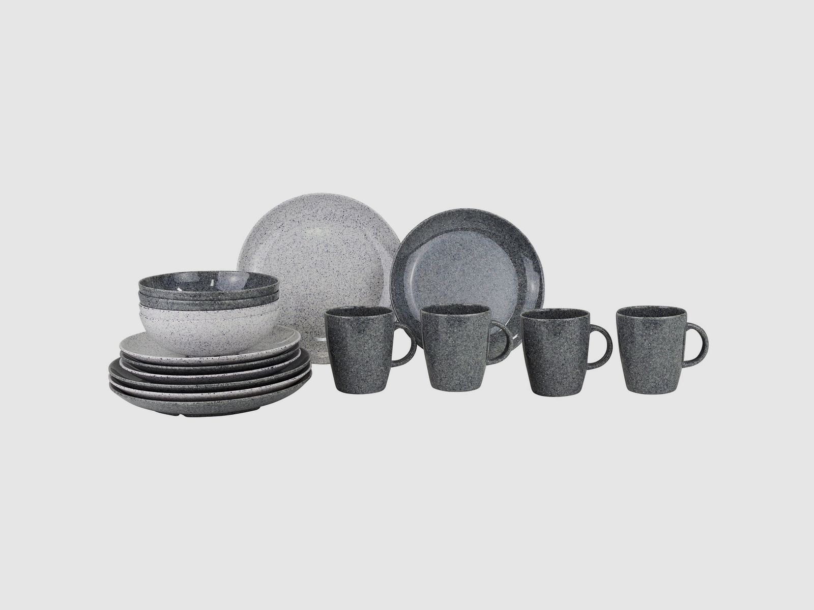 Set da tavola Solid Line, blu, immagine 8 di 18