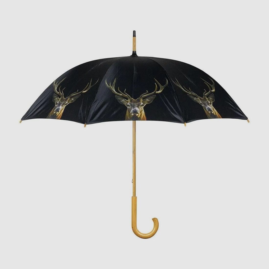 LivingActive Regenschirm Rothirsch schwarz