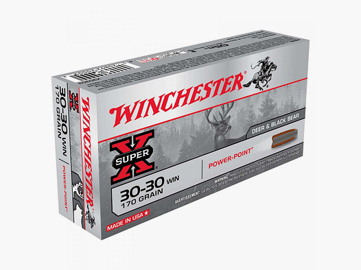 Winchester Super-X .30-30 Win. 170GR Power Point 20 cartouches