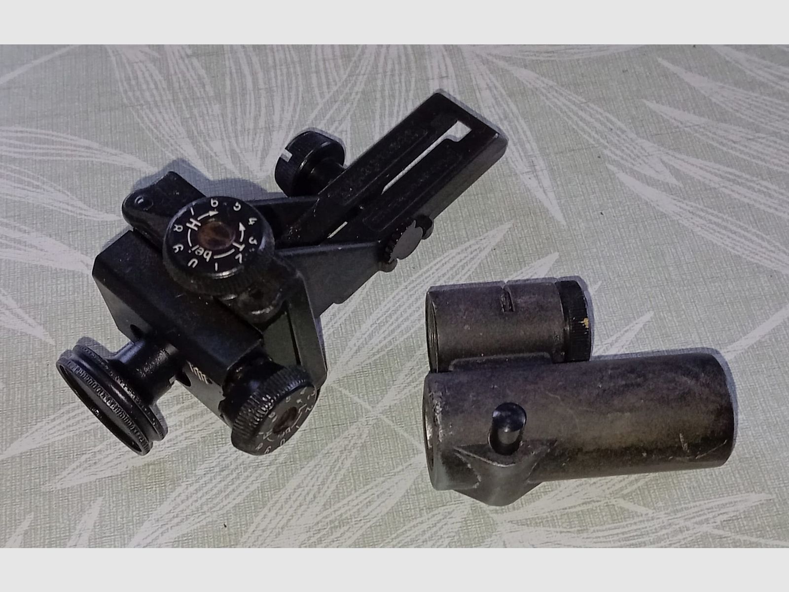 DIOPTER de Feinwerkbau 300 S con soporte de túnel y anillo de mira