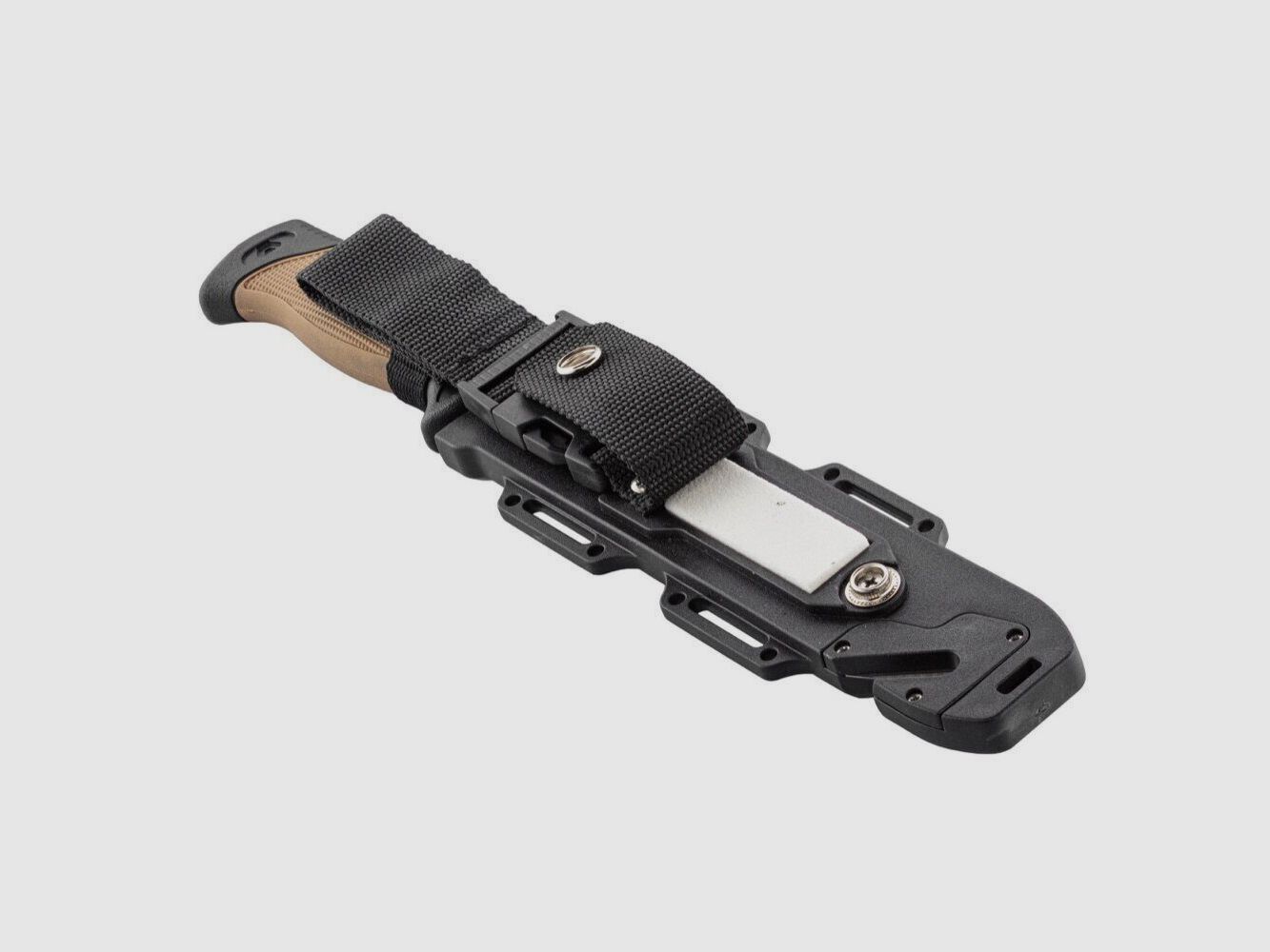 Kampfmesser – Klinge 16 cm – Griff khaki rutschfest, Bild 8 von 8