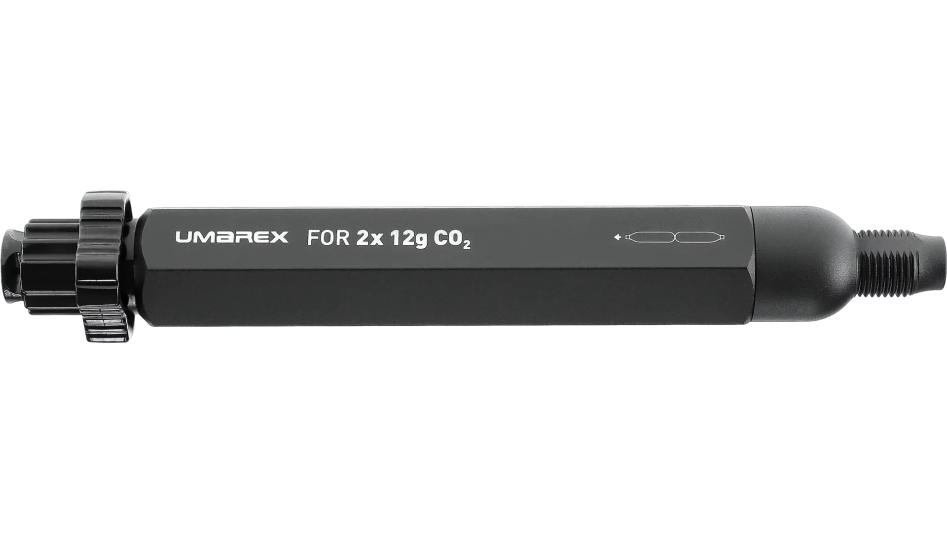 ADAPTER VOOR 2 CO2 12 G FLESSEN VOOR T4E TC68/HDX68 40 J, afbeelding 1 van 2