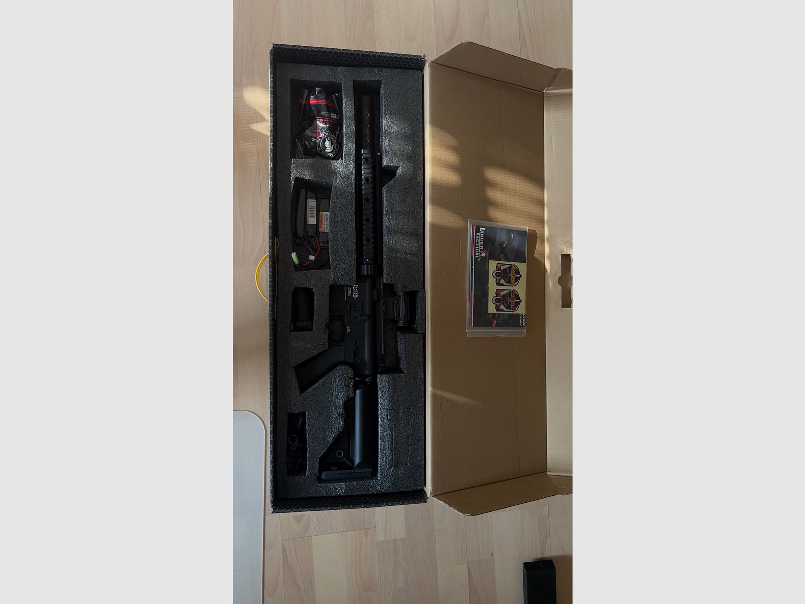 M4 SD Proline ETU+Mosfet (S)AEG, Schwarz NEUWERTIG !  Lancer Tactical 