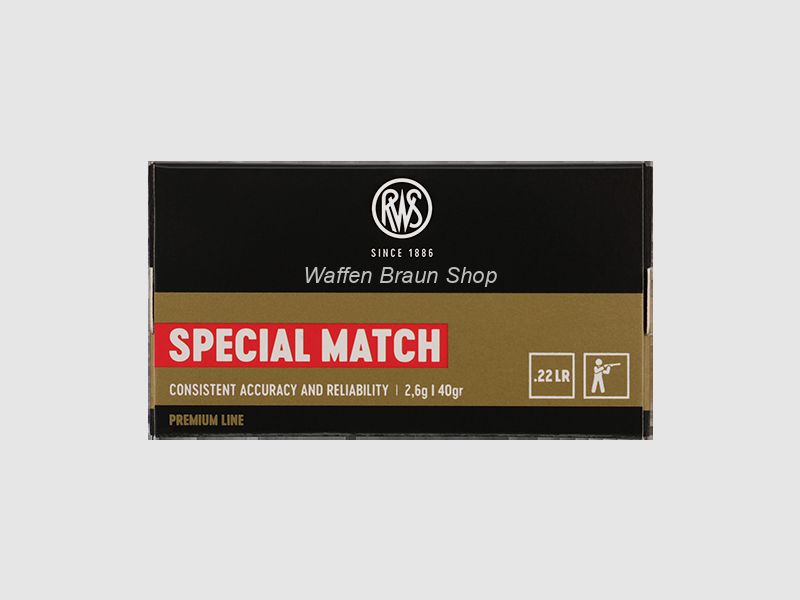 RWS .22 l.r. SPEC MATCH 50 Stück