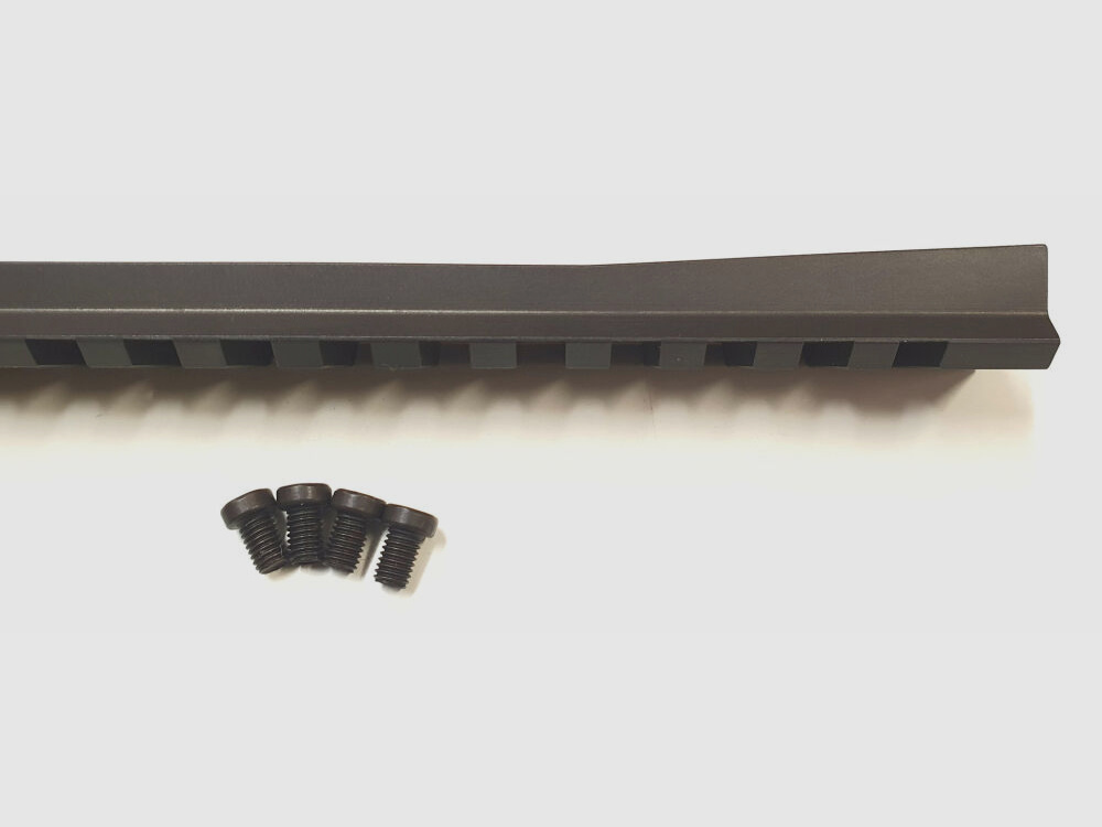 MHS Picatinny rail for BERGARA BA 13, steel, black matte blued, 160mm short, Made in Germany