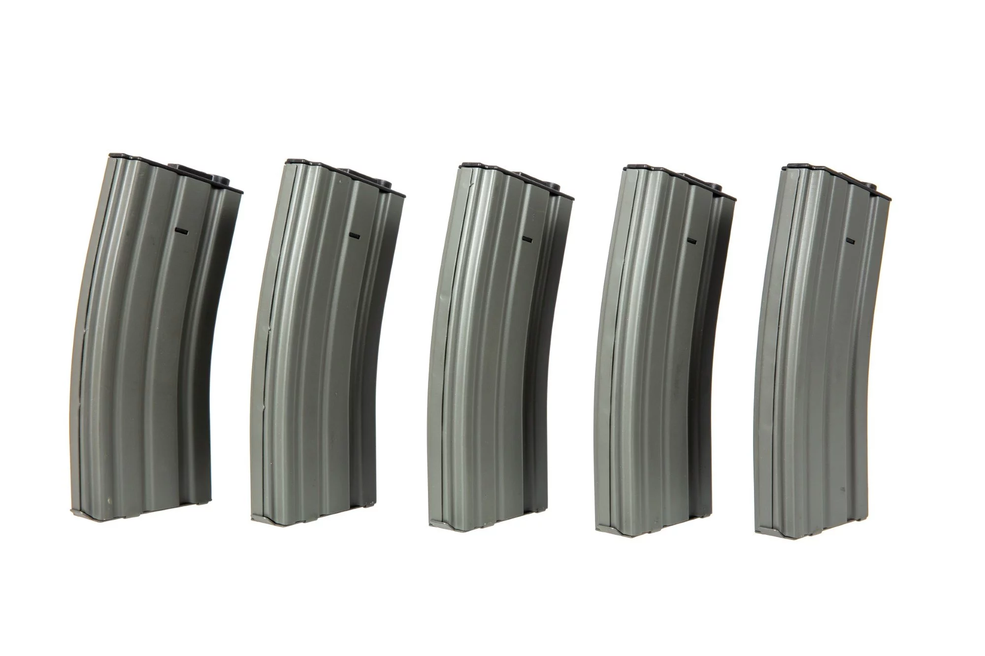 Zestaw 5 magazynków Mid-Cap na 120 kulek do replik M4/M16 - szary, zdjęcie 12 z 16