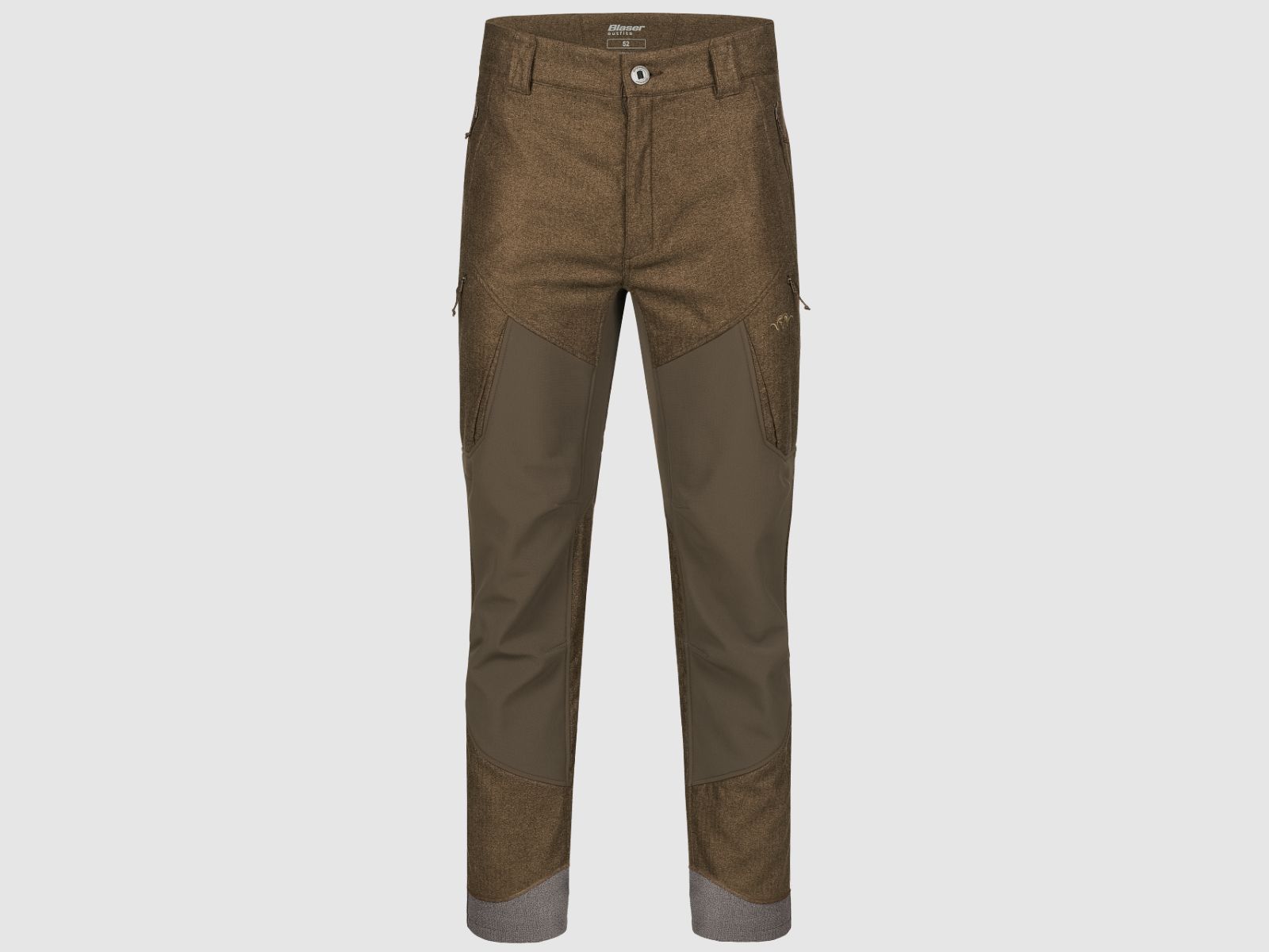 Blaser Herren VINTAGE Whizz Softshell Hose dunkelbraun / melange