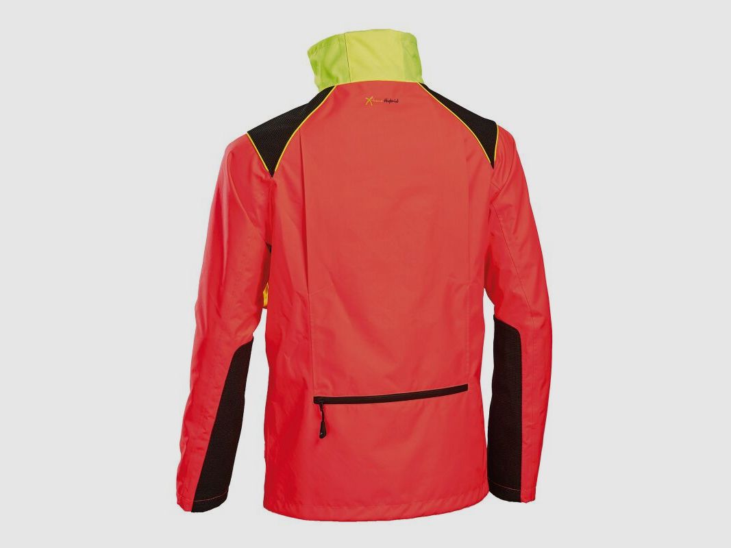 PSS X-treme Herren Hybrid-Schlupfjacke Neonrot/Neongelb