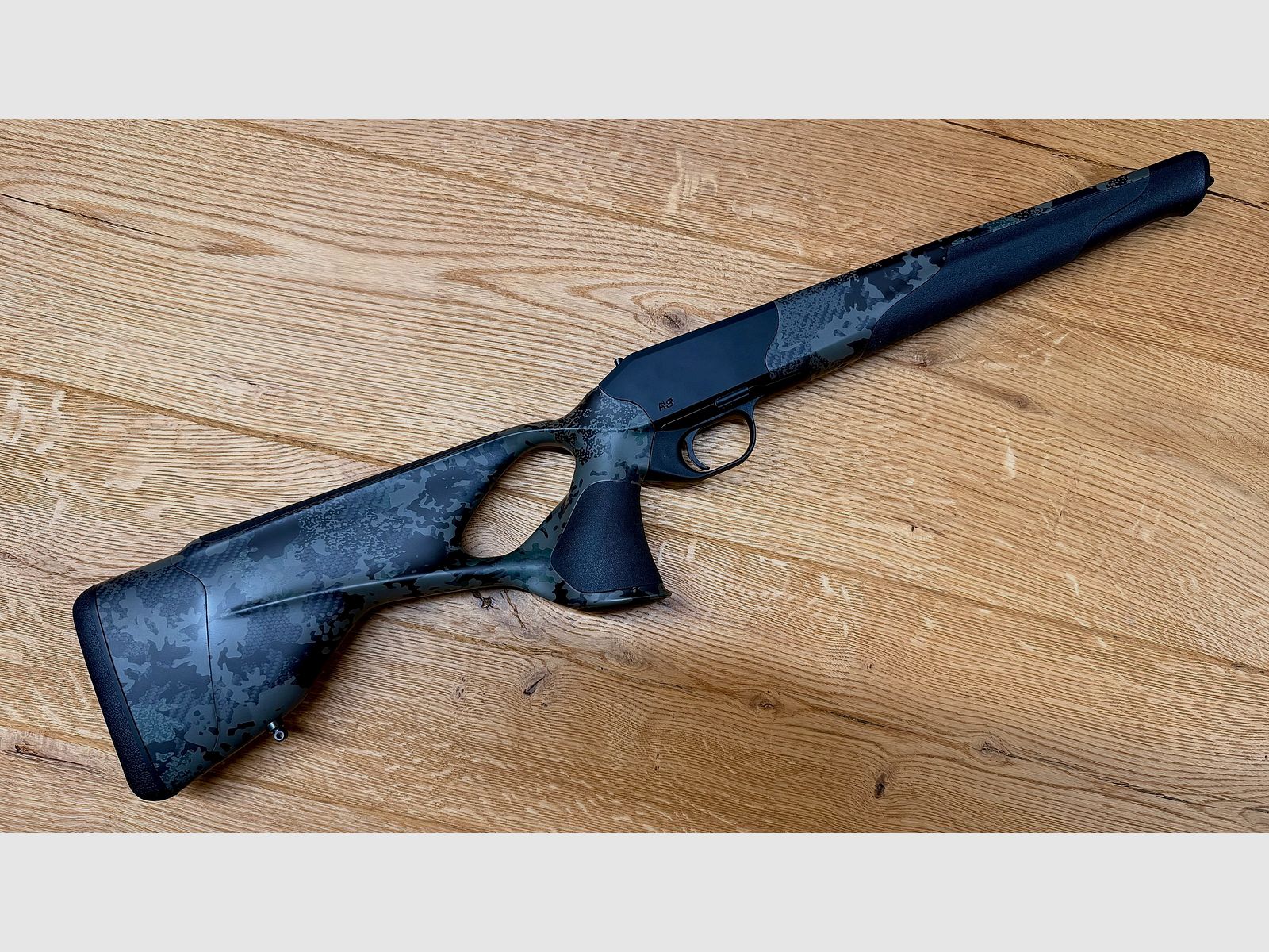 Blaser R8 Ultimate Carbon Huntec Camo housing / logo black / semi weight