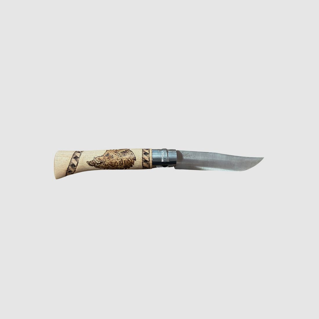 KNIFE – OPINEL – N.10 INOX HANDMADE | WILD BOAR, image 2 of 2