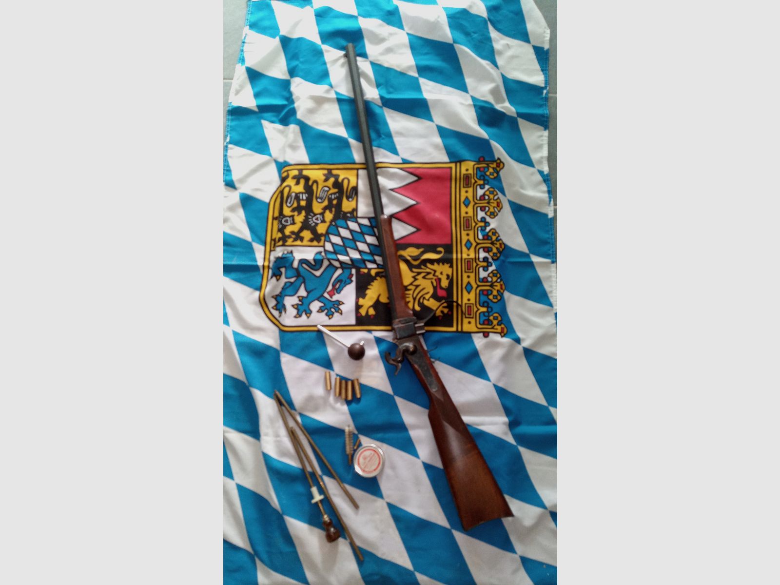 David Pedersoli brass cases paper cartridges percussion breech-loading rifle Sharps Mod. 1859 sniper cal. caliber 45 / 70 successor to the muzzleloader