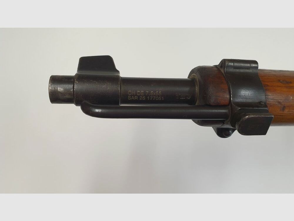 Waffenfabrik Bern Repetierbüchse Waffenfabrik Bern Schweizer K11 Kaliber 7,5x55swiss komplett nummerngleich + Bajonett