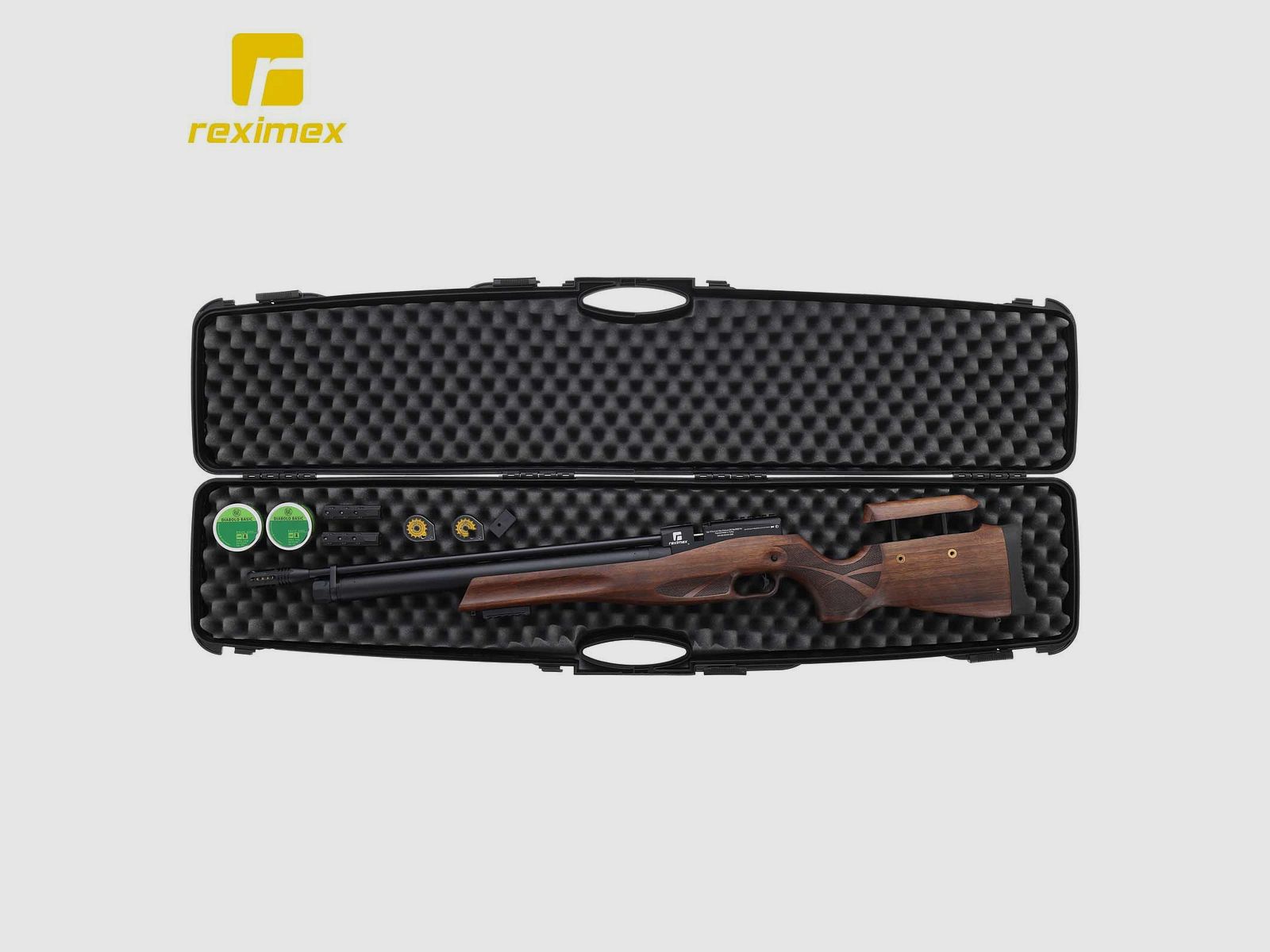 Kofferset Reximex Daystar Walnuss Pressluftgewehr 4,5 mm (P18)